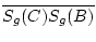 $ \overline{{S_g(C)S_g(B)}}$